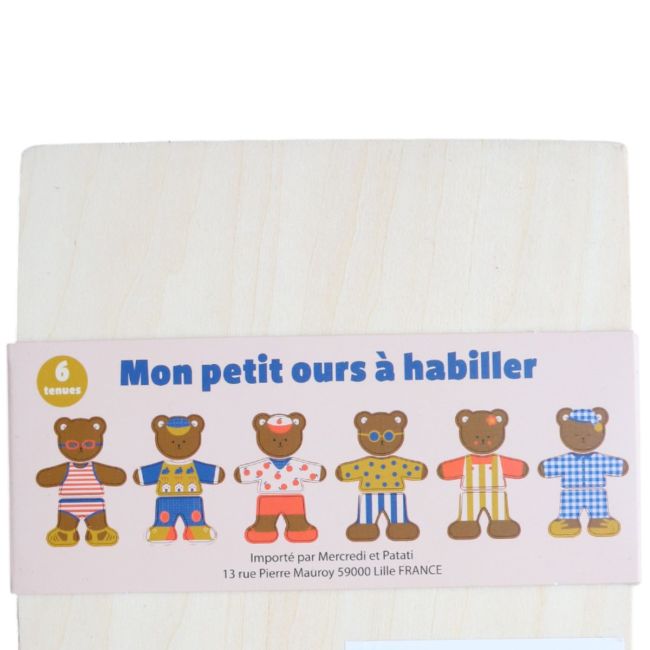 Puzzle en bois "Je m'habille" - Petit déj