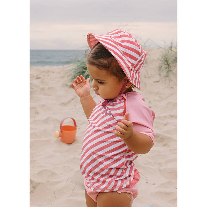 Maillot-couche Volants Rayures Bloom & Blush