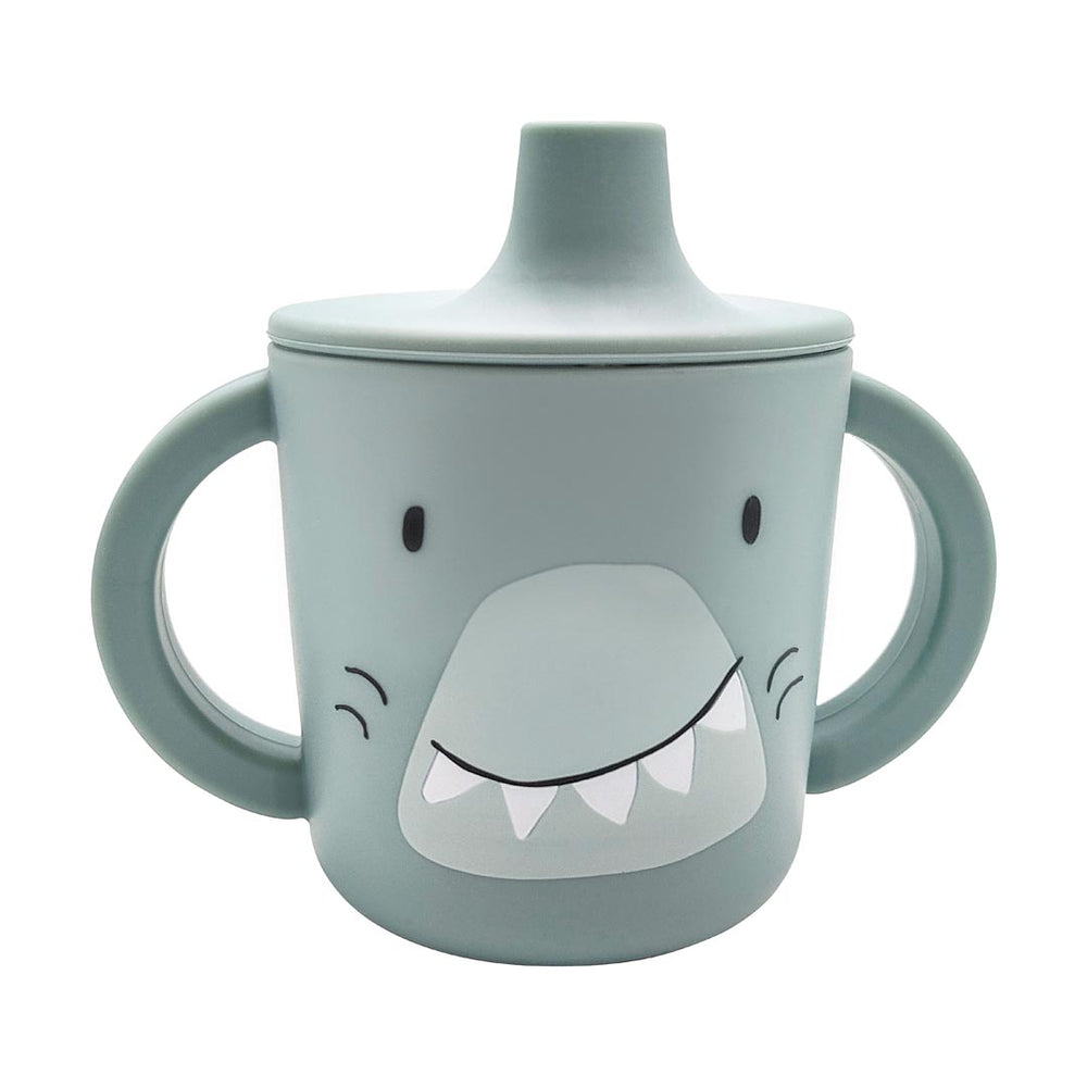 Tasse d'apprentissage en silicone - Mr. Shark
