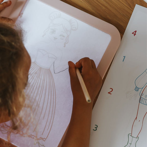 Tablette à dessin lumineuse - KIDYDRAW-PRO Let's draw fashion