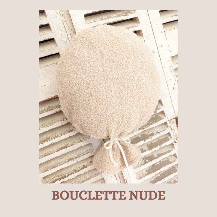Ballon décoratif bouclette - nude