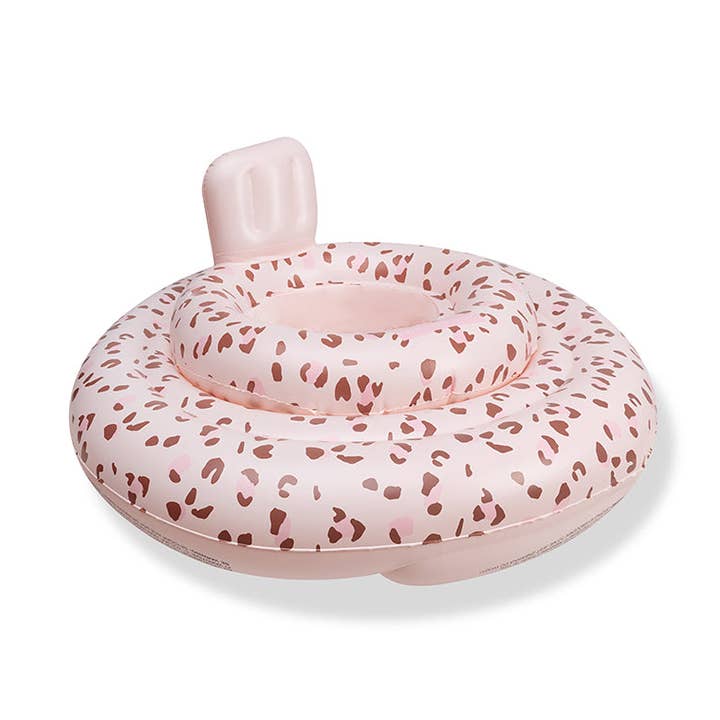 Bouée Bébé - Vieux Rose - Léopard - 0/1 An