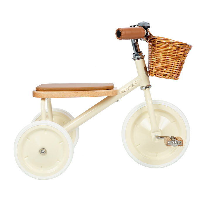 Tricycle vintage Banwood  - Crème