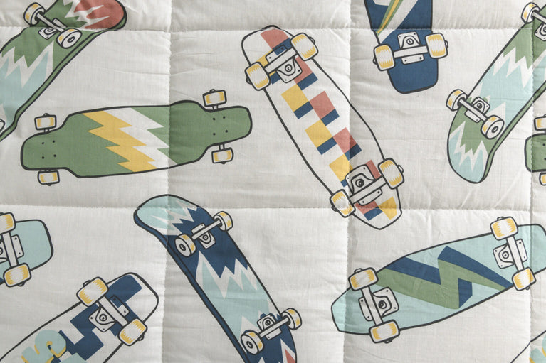 Parure de lit (Housse de couette + 1 Taie d’oreiller) 140 x 200 cm Coton imprimé CALIFORNIA