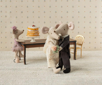 Couple de mariés dans son joli coffret, Maman & Papa