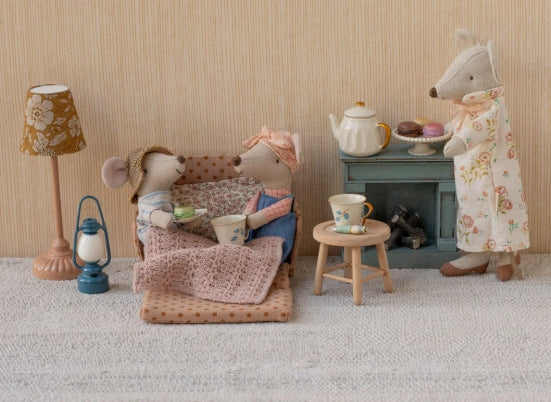 Canapé-lit, Souris - A pois