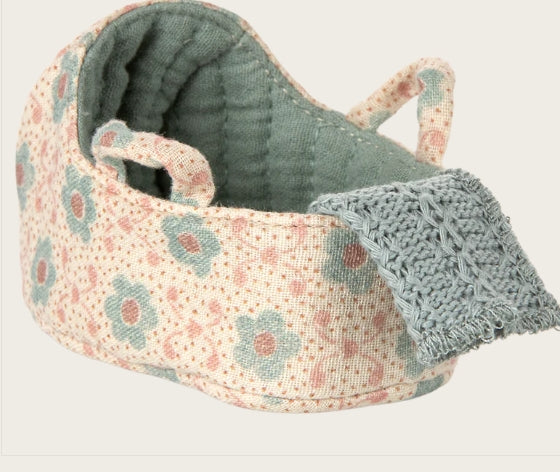 Couffin, Bébé souris - Bleu