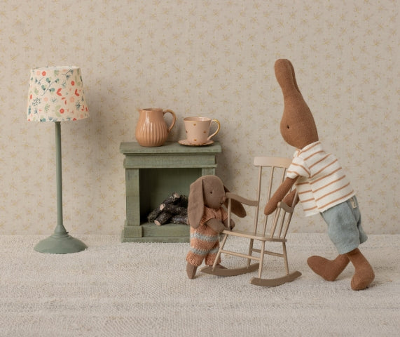 Rocking chair, Miniature - Beige foncé