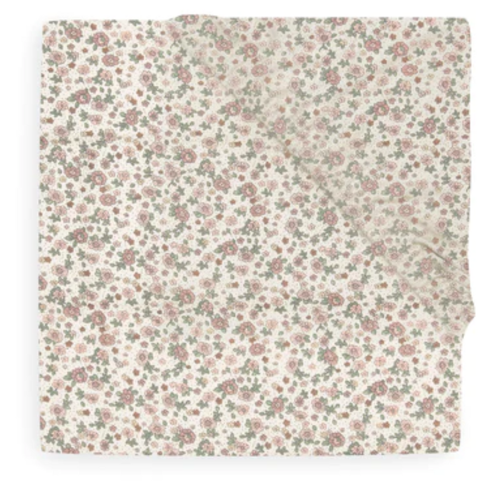 Drap housse 60x120cm - Retro flowers