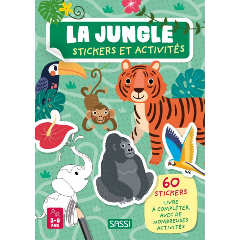 Stickers et activités - La jungle