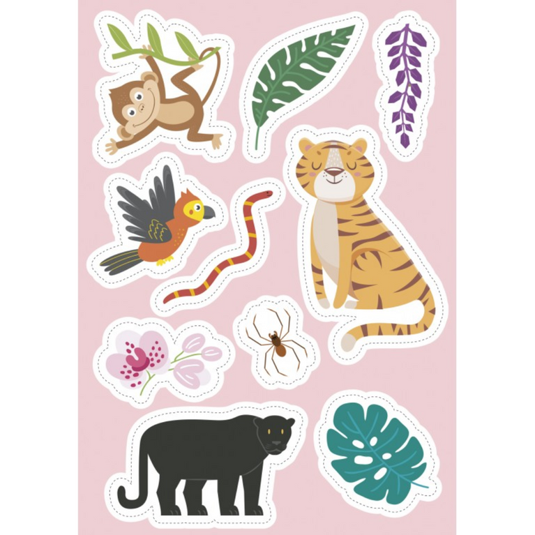 Stickers et activités - La jungle