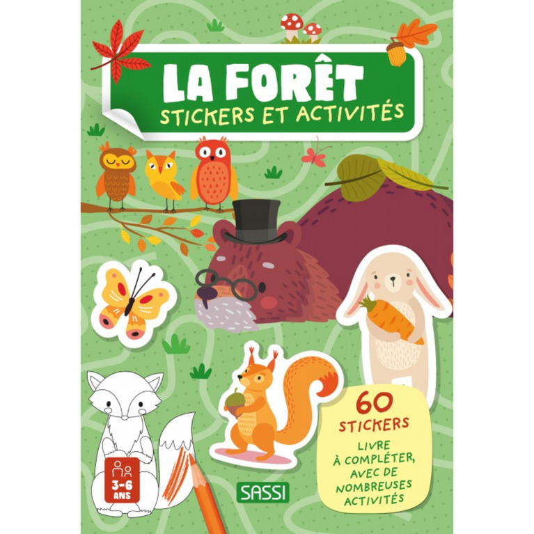 Stickers et activités - La forêt