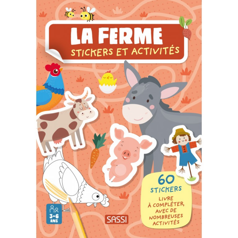 Stickers et activités - La ferme