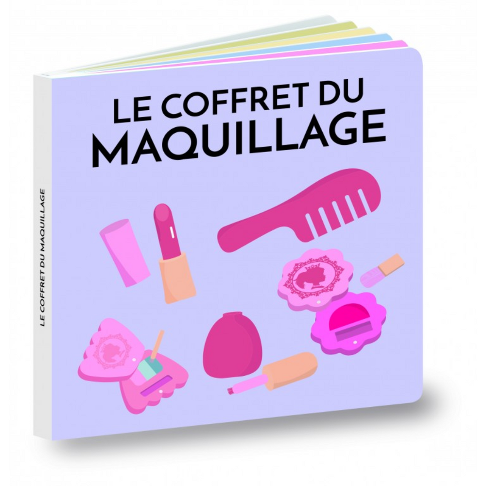 Coffret maquillage en bois + 1 livre
