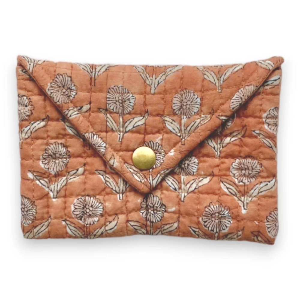 Mini pochette / porte monnaies - lotus madeleine