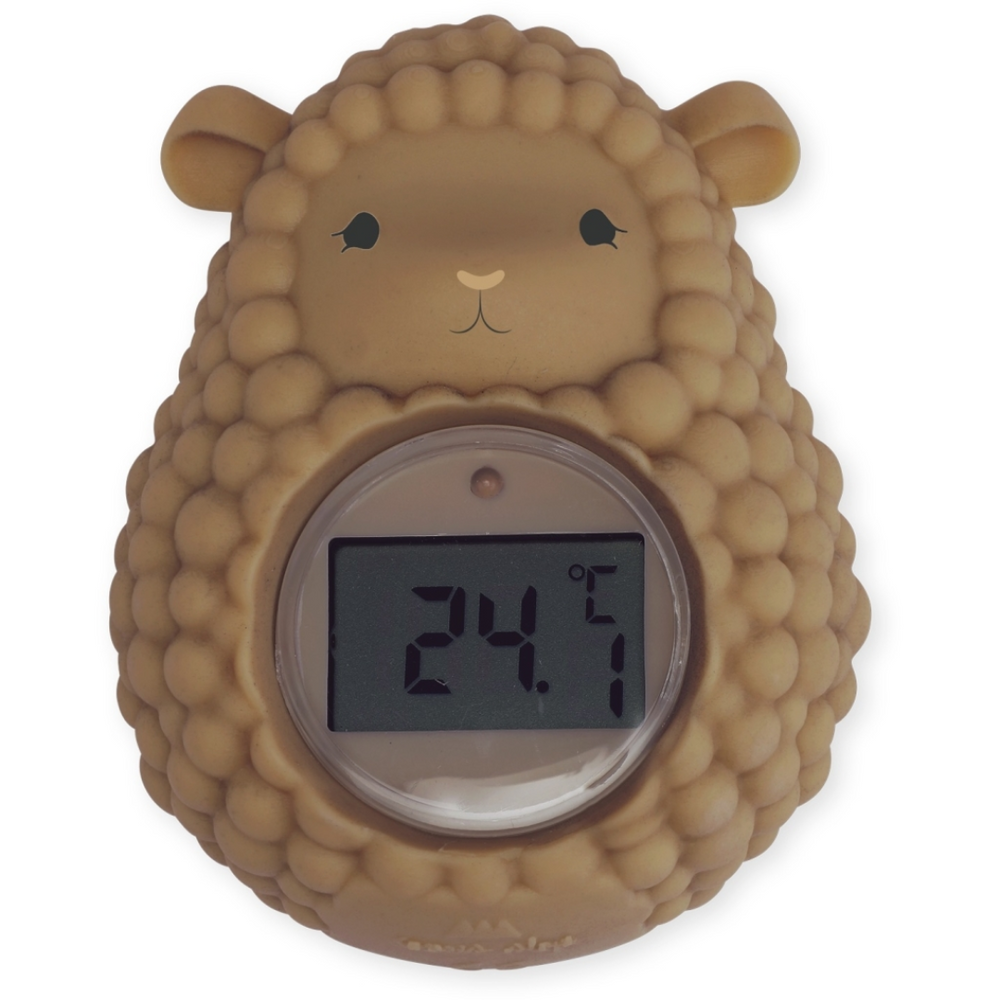 Thermomètre de bain mouton sable digital, Konges Slojd