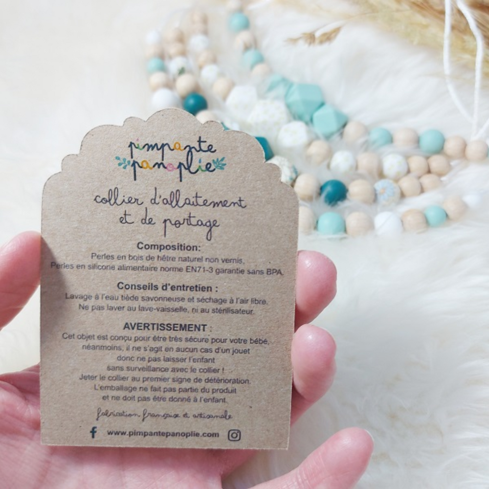 Collier de portage / allaitement - tomette