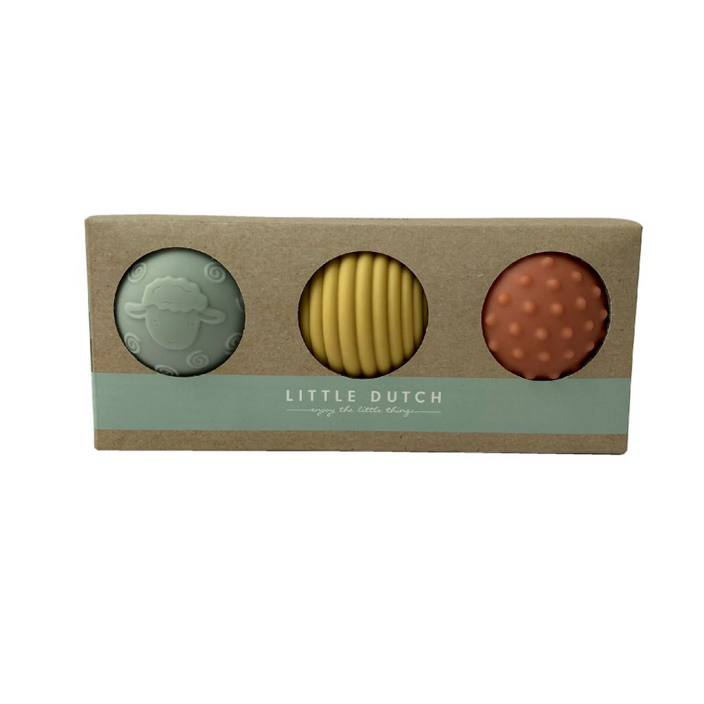 Set de 3 balles sensorielles - Little Farm