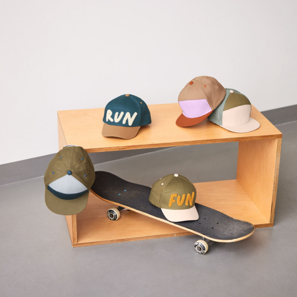 Casquette visière courbée - Fun, sable olive