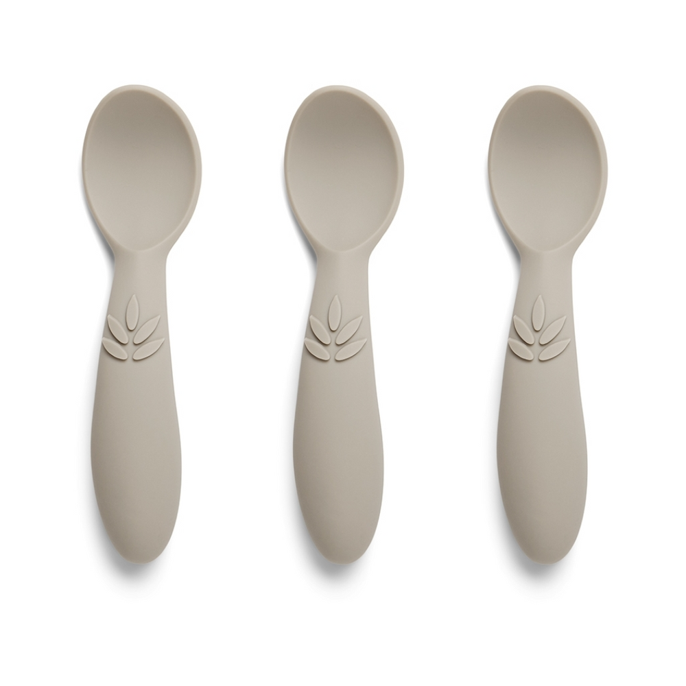 Cuillère en silicone Ella - paquet de 3
