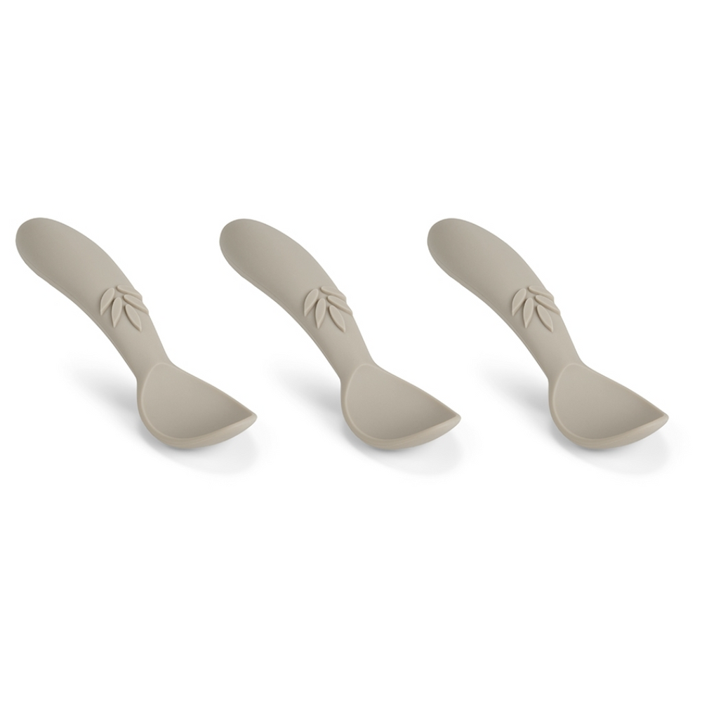 Cuillère en silicone Ella - paquet de 3