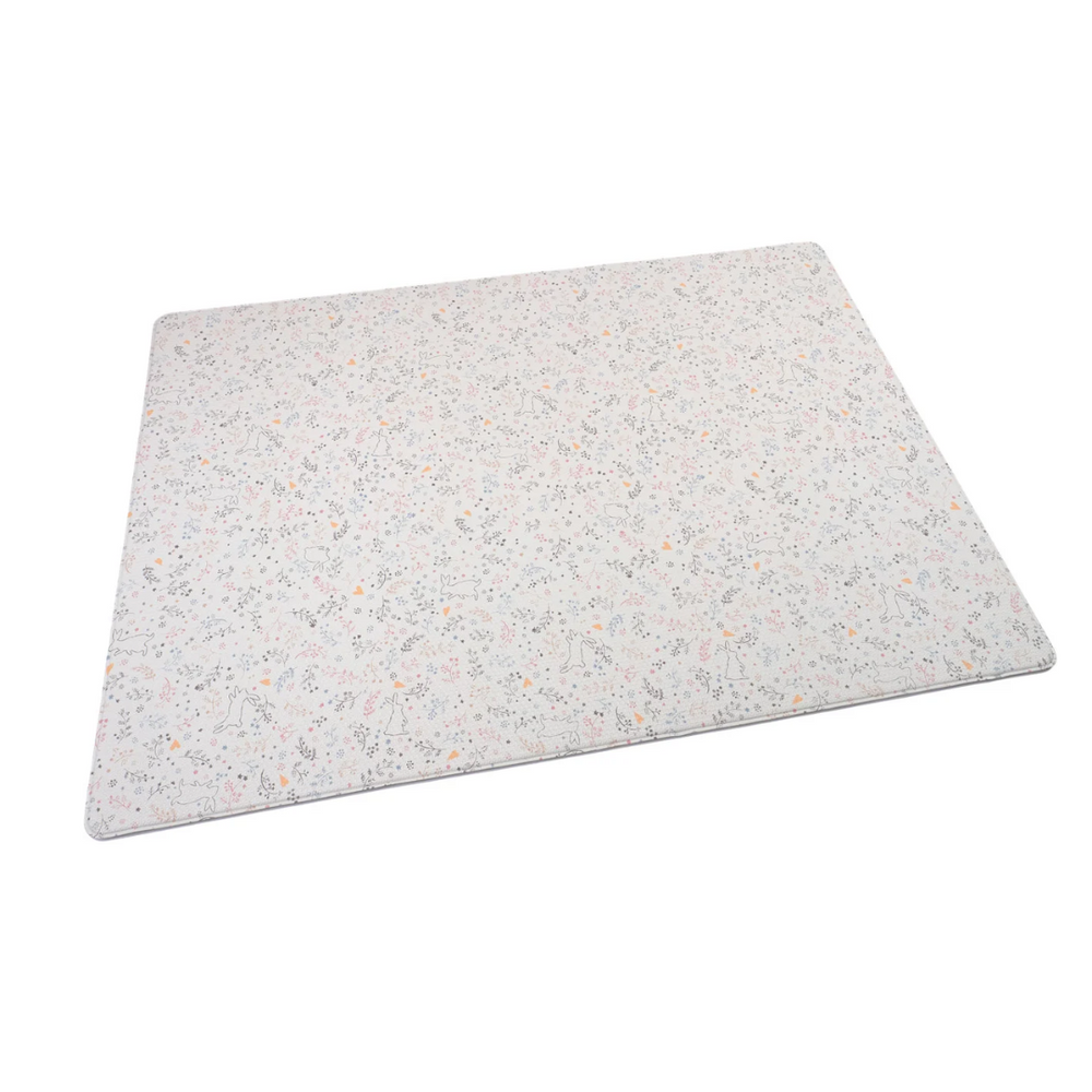 Tapis de jeu lavable en vinyle - Lapin