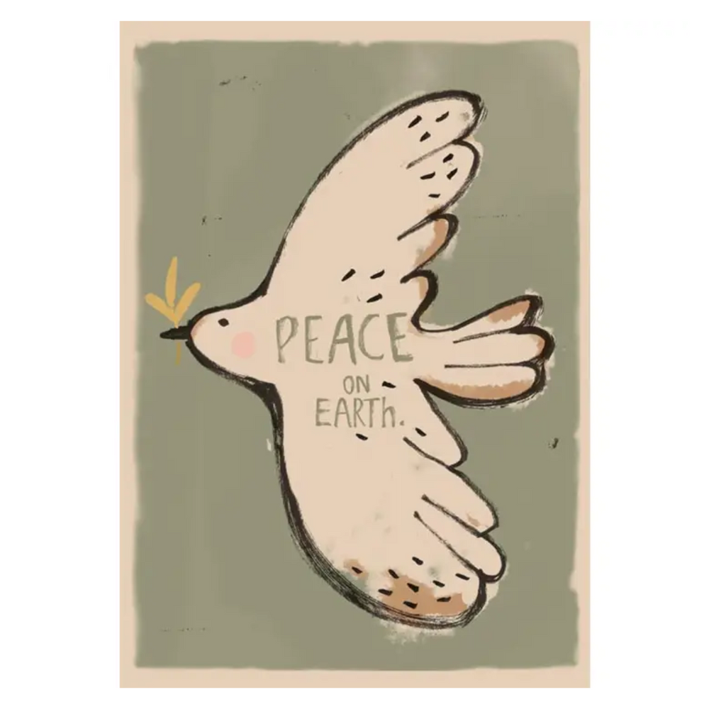 Affiche "peace on earth"