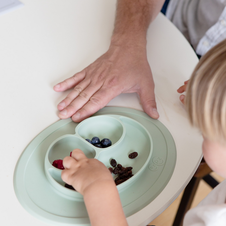 Assiette 2en1 - Mini mat EZPZ - Sage