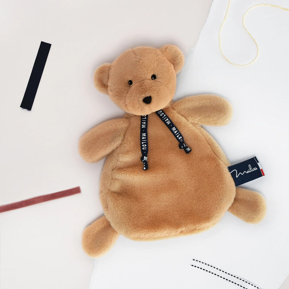 Doudou plat Ours Dorlotin – Beige