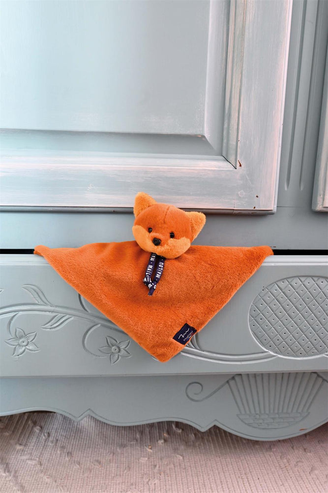 Renard - Doudou plat - fauve