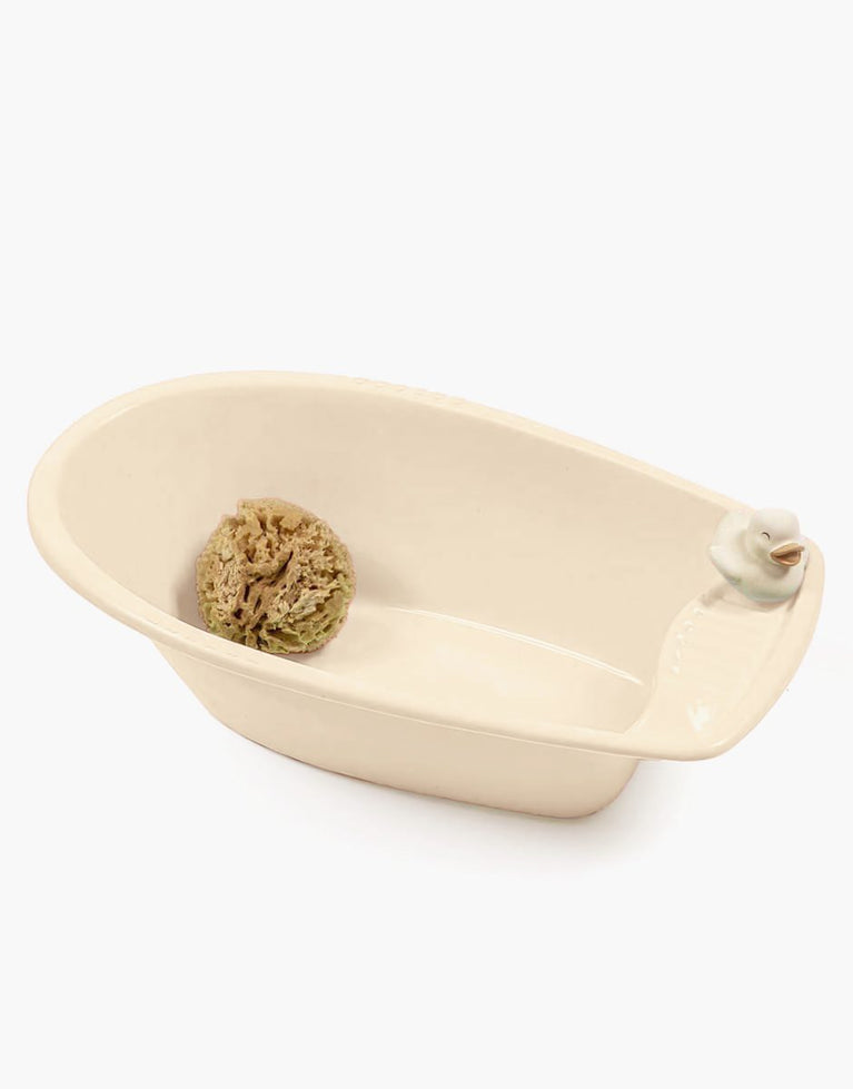 Baignoire pour poupées crème 40cm
