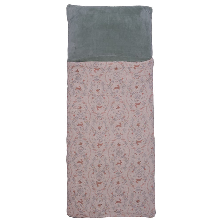 Sac de couchage enfant pliable & nomade - jardin enchanté