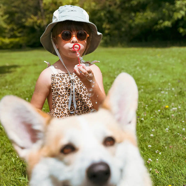 Lunette de soleil - Woam Enfant Abricot