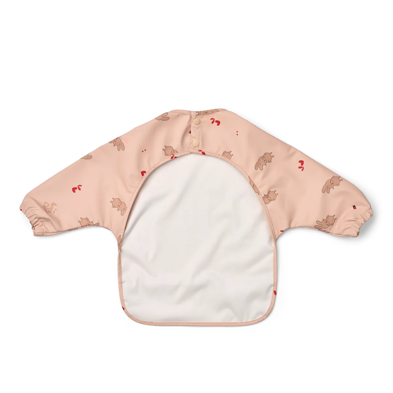 Bavoir à manches - Enfant sauvage rosey