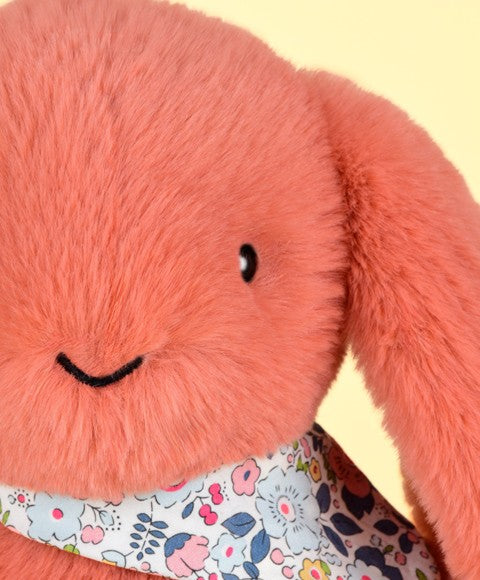 Peluche lapin Orange Terracotta 35 cm - Lapin Fleurette
