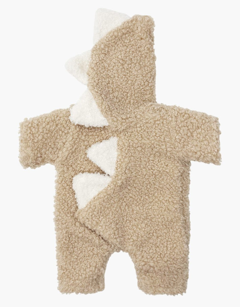 Babies – Combinaison Dino en bouclette beige et ses chaussons