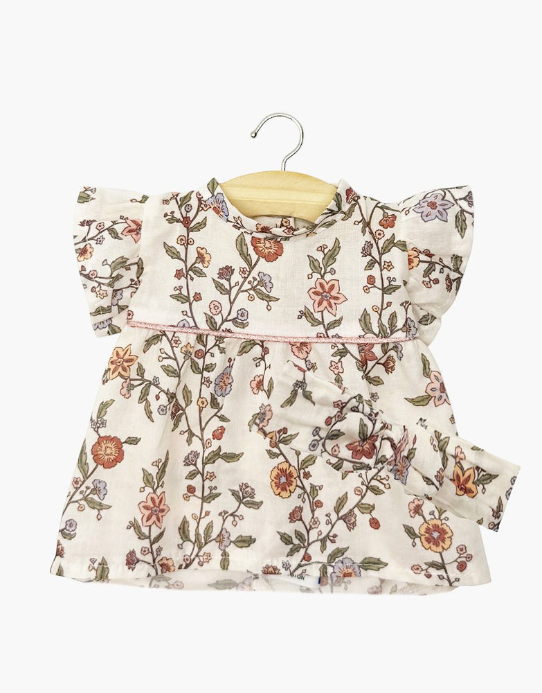 Gordis - Robe Daisy et son headband à noeud rond en coton Gisèle