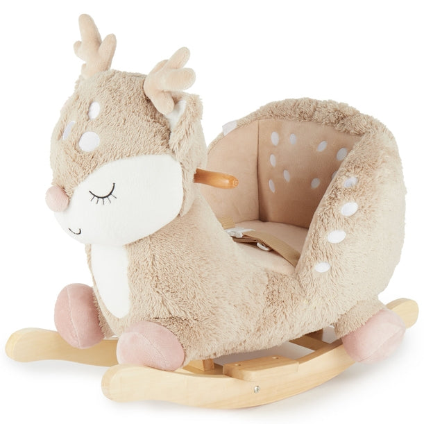 Cheval à bascule en bois - biche Ella