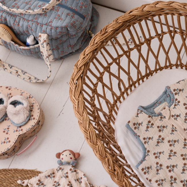 Valisette enfant fleurie - À la cueillette