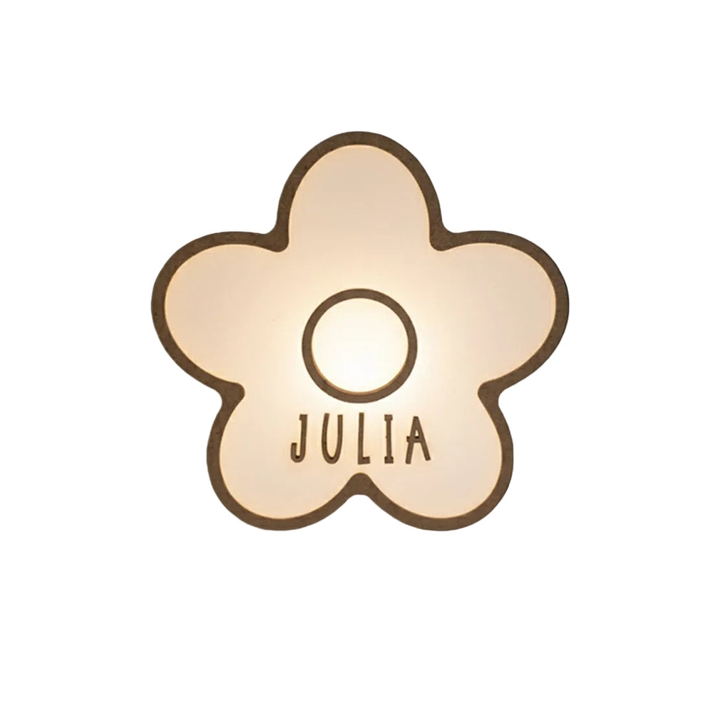 Veilleuse personnalisable - fleur