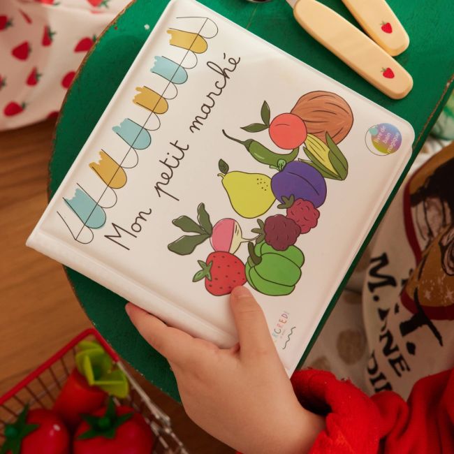 Livre de bain magique "Mon petit marché"