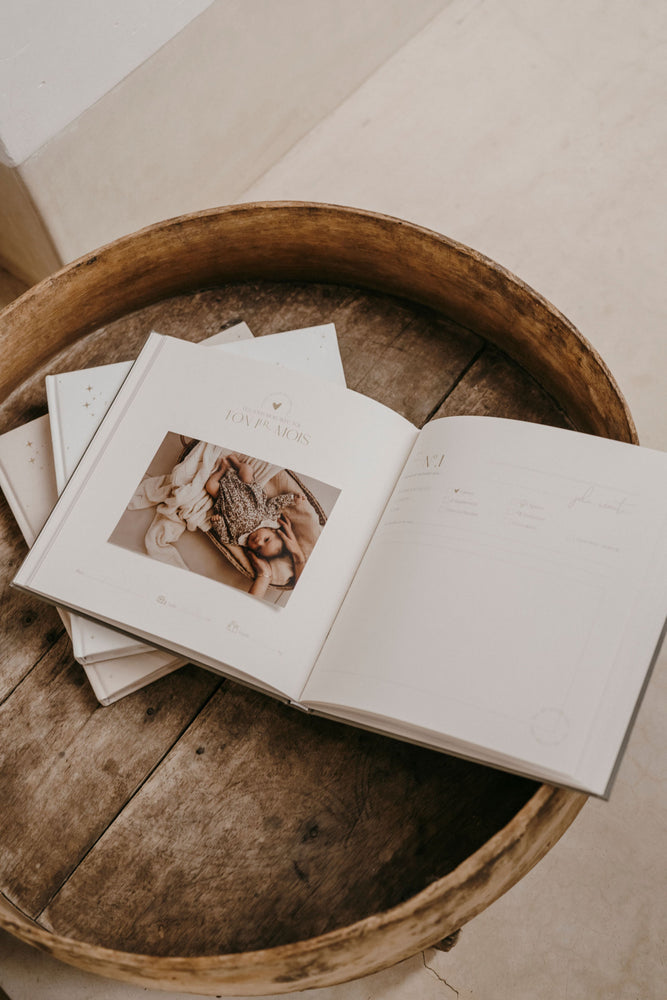 Livre de naissance - Petit Amour Beige
