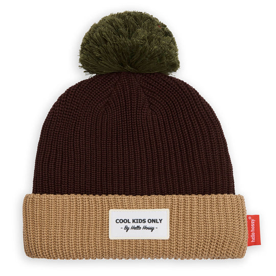 Bonnet enfant hello hossy - Block Pistachio