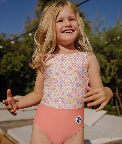 Maillot Retro Flowers - 7/8 ans