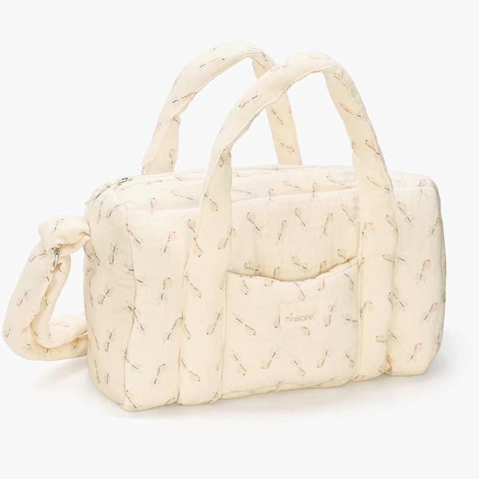 Sac à langer poupée en gaze de coton Hélène