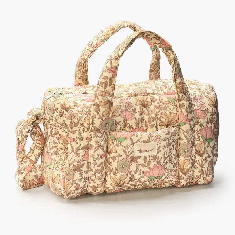Sac à langer poupée en gaze de coton Indienne rosée