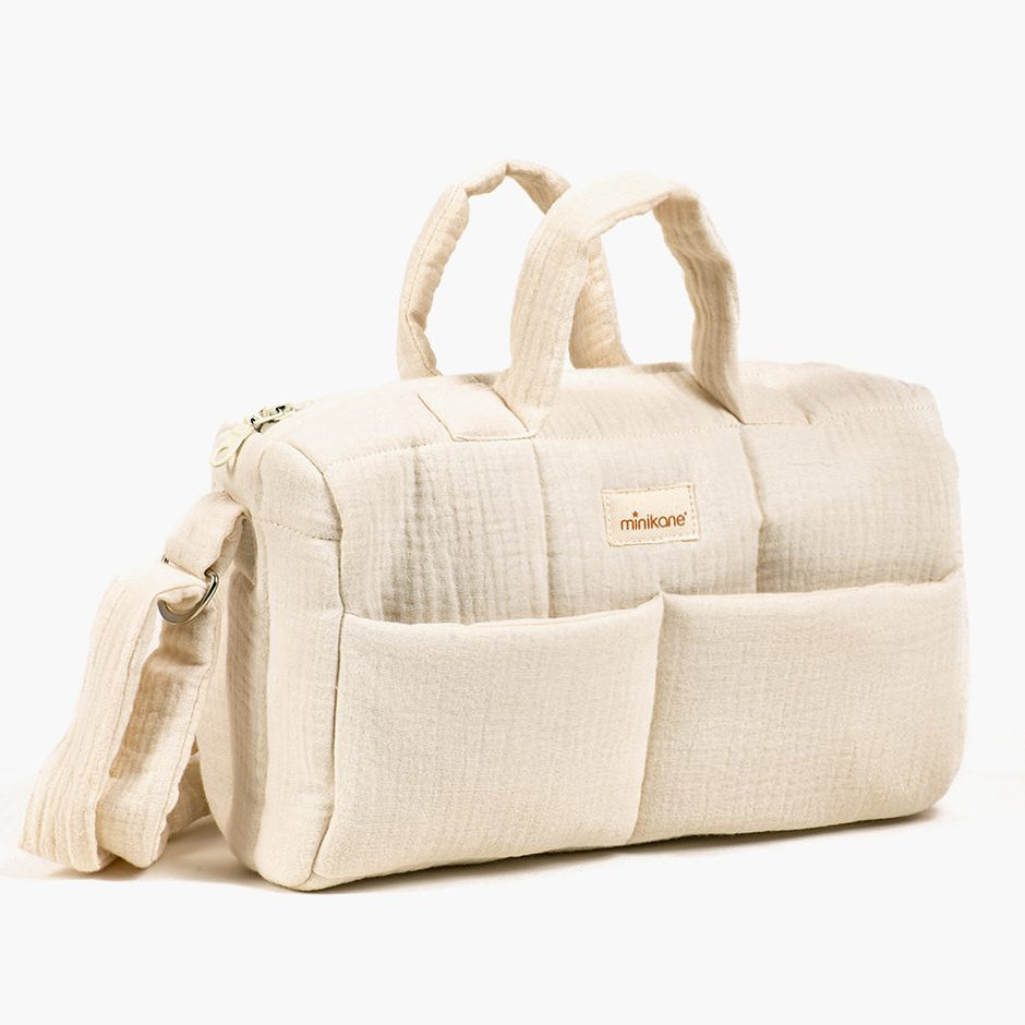 Sac à langer poupée en gaze de coton mastic