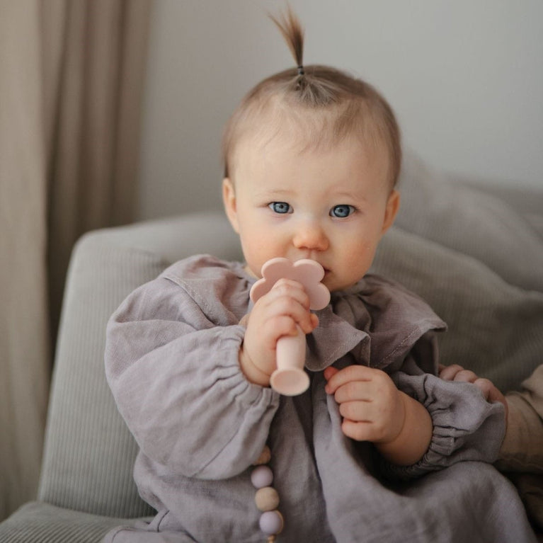 Brosse à dents - fleur nude