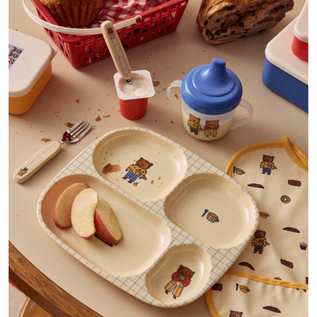 Assiette à compartiments Ours - Petit déj