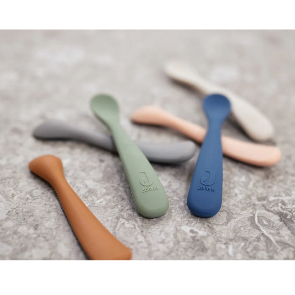 Cuillère silicone vert